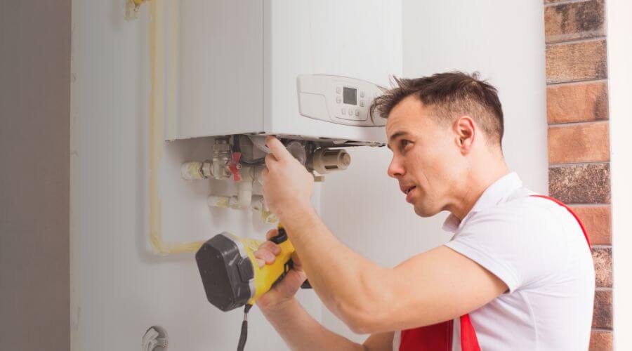 Local tankless water heater installation in Guilford, ME